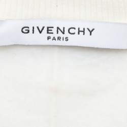 Pre Owned Givenchy Cream Cotton Bambi Print Sweatshirt L