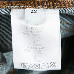 Givenchy Navy Blue Denim Mini Skirt L