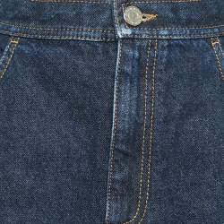 Givenchy Navy Blue Denim Mini Skirt L