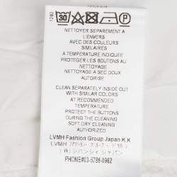Givenchy White Denim Distress Pocket Detail Shorts L