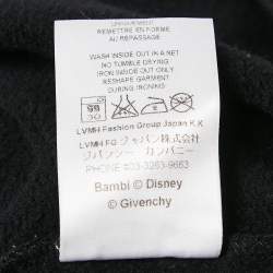Givenchy Black Bambi Print Cotton Sweatshirt XS