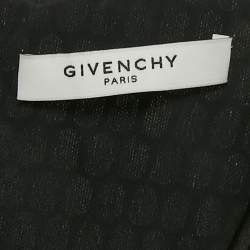 Givenchy Black Mesh Sleeveless Bodycon Dress S