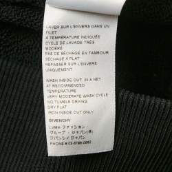 Pre Owned Givenchy Black Logo Embroidery Cotton Crew Neck Sweatshirt S