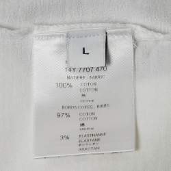 Givenchy x Disney White Bambi Print Jersey Crewneck T-Shirt L