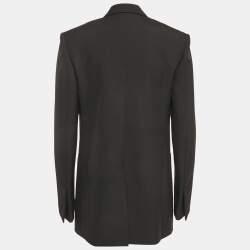 Givenchy Black Wool Single Breasted Blazer S