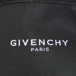 Givenchy Black Nylon Printed Bomber Jacket XS