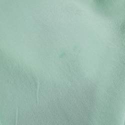 Givenchy Blue Silk Tie-Up Neck Shirt M