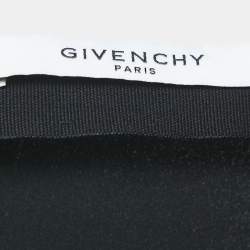 Givenchy Black Satin Silk Ruffle Mini Skirt M