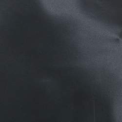 Givenchy Black Satin Silk Ruffle Mini Skirt M