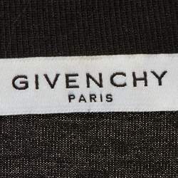 Givenchy Black Logo Print Cotton Crew Neck T-Shirt L