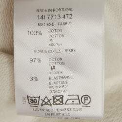 Givenchy Beige Butterfly Print Cotton Sweatshirt M