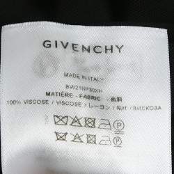 مملوكة مسبقًا Givenchy Black Jersey Ruched Short Dress S