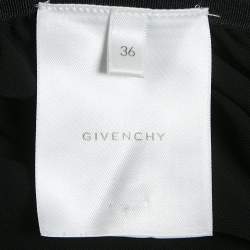 مملوكة مسبقًا Givenchy Black Jersey Ruched Short Dress S