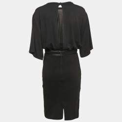 Givenchy Black Jersey Short Dress M 