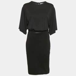 Givenchy Black Jersey Short Dress M 
