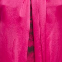 Givenchy Pink Printed Silk and Cotton Silk Top M