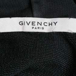 Pre Owned Givenchy Faded Grey Cotton Distressed Hoodie M
