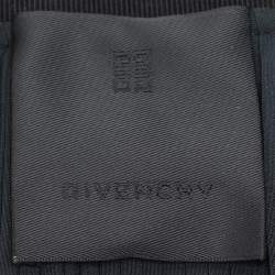 Givenchy Black Polyester Pleated Asymmetric Midi Skirt S