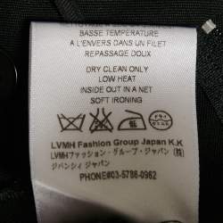 Pre Owned Givenchy Black Wool Wide Leg Trousers M