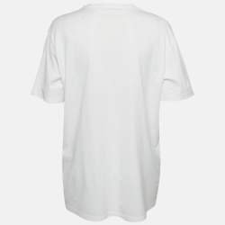 Givenchy White Bambi Print Cotton Oversized T-Shirt XS