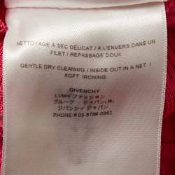 Givenchy Pink Monogram Jacquard Knit Crewneck Top S