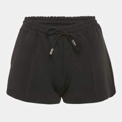 Givenchy Black Jersey Drawstring Shorts XS