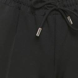 Givenchy Black Jersey Drawstring Shorts XS