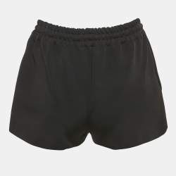 Givenchy Black Jersey Drawstring Shorts XS