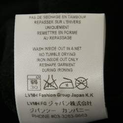 Pre Owned Givenchy Black Butterfly Print Cotton Sweatshirt M