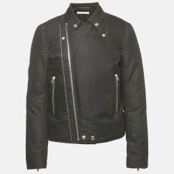 Pre Owned Givenchy Black Cotton Puffer Rider Jacket XL