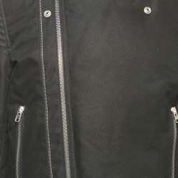 Pre Owned Givenchy Black Cotton Puffer Rider Jacket XL