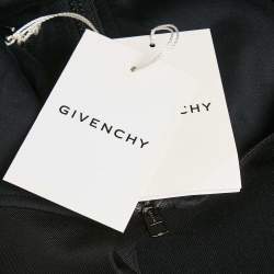 Pre Owned Givenchy Black Knit Sleeveless Zip Detail Bodycon Dress M