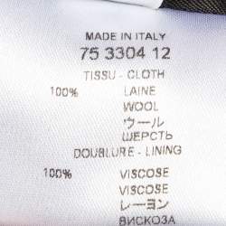 Pre Owned Givenchy Black Wool Metal Detail Blazer S