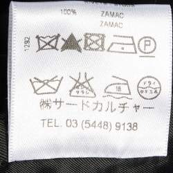 Pre Owned Givenchy Black Wool Metal Detail Blazer S