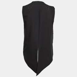 Pre Owned Givenchy Black Key Hole Detail Asymmetric Shrug M