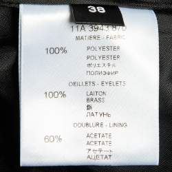 Pre Owned Givenchy Black Key Hole Detail Asymmetric Shrug M