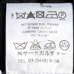 Pre Owned Givenchy Black Studded Jersey Top XS