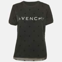Loewe Black Floral Printed Cotton T-Shirt XS Loewe | TLC