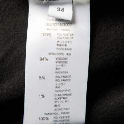 Pre Owned Givenchy Black Jersey Logo Print Zip-Up High Neck Jacket S