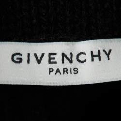 Pre Owned Givenchy Monochrome Wool & Cashmere Sweater Tunic M