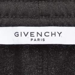 Pre Owned Givenchy Black Jersey Logo Tape Detail Track Pants S
