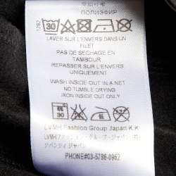 Pre Owned Givenchy Black Jersey Logo Tape Detail Track Pants S
