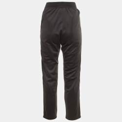 Pre Owned Givenchy Black Jersey Logo Tape Detail Track Pants S