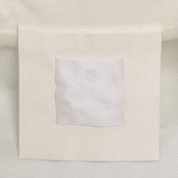 Pre Owned Givenchy Cream Leather Braided Detail Sleeveless Jacket S