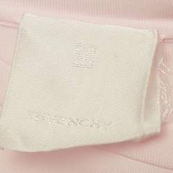 Pre Owned Givenchy Pink Jersey 4G Asymmetrical Top S