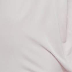 Pre Owned Givenchy Pink Jersey 4G Asymmetrical Top S