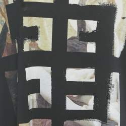 Pre Owned Givenchy Black Logo Print Cotton Oversized T-Shirt XS