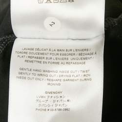 مملوكة مسبقًا تي شيرت جيفنشي قطن بزر شعار رمادي كبير الحجم قصير مقاس صغير (سمول)