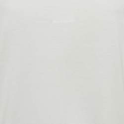 Pre Owned Givenchy White Printed Jersey Crewneck T-Shirt M