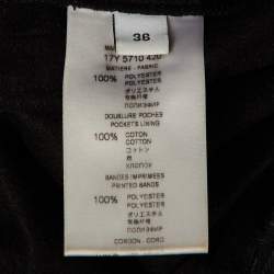 مملوكة مسبقًا بنطلون رياضي جيفنشي شريط شعار جيرسي أسود مقاس صغير